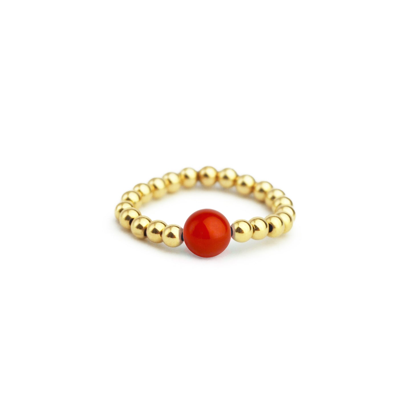 Chiara 14k Gold Filled Ring in Carnelian