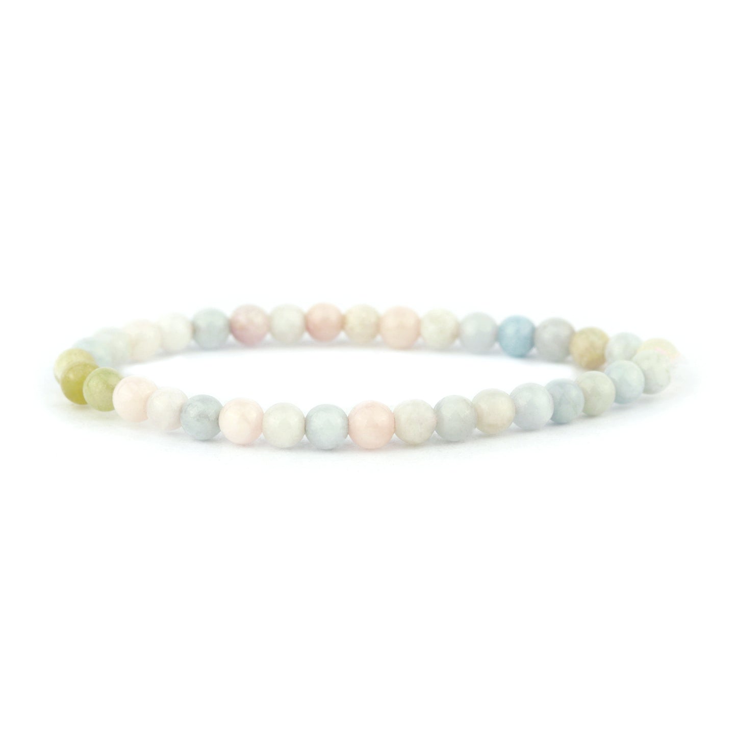 Mixed Beryl Stretch Bracelet 4mm