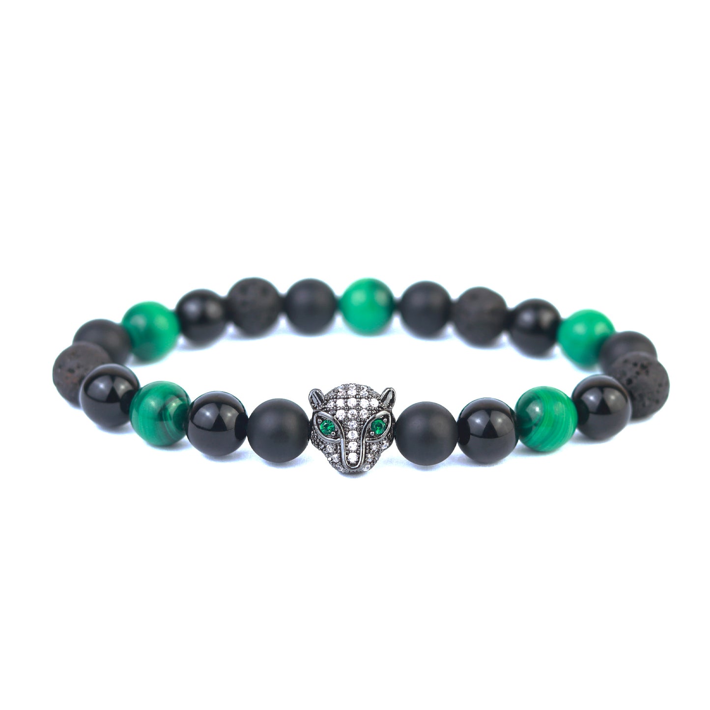 Pavlik Stretch Bracelet in Verdant Noir