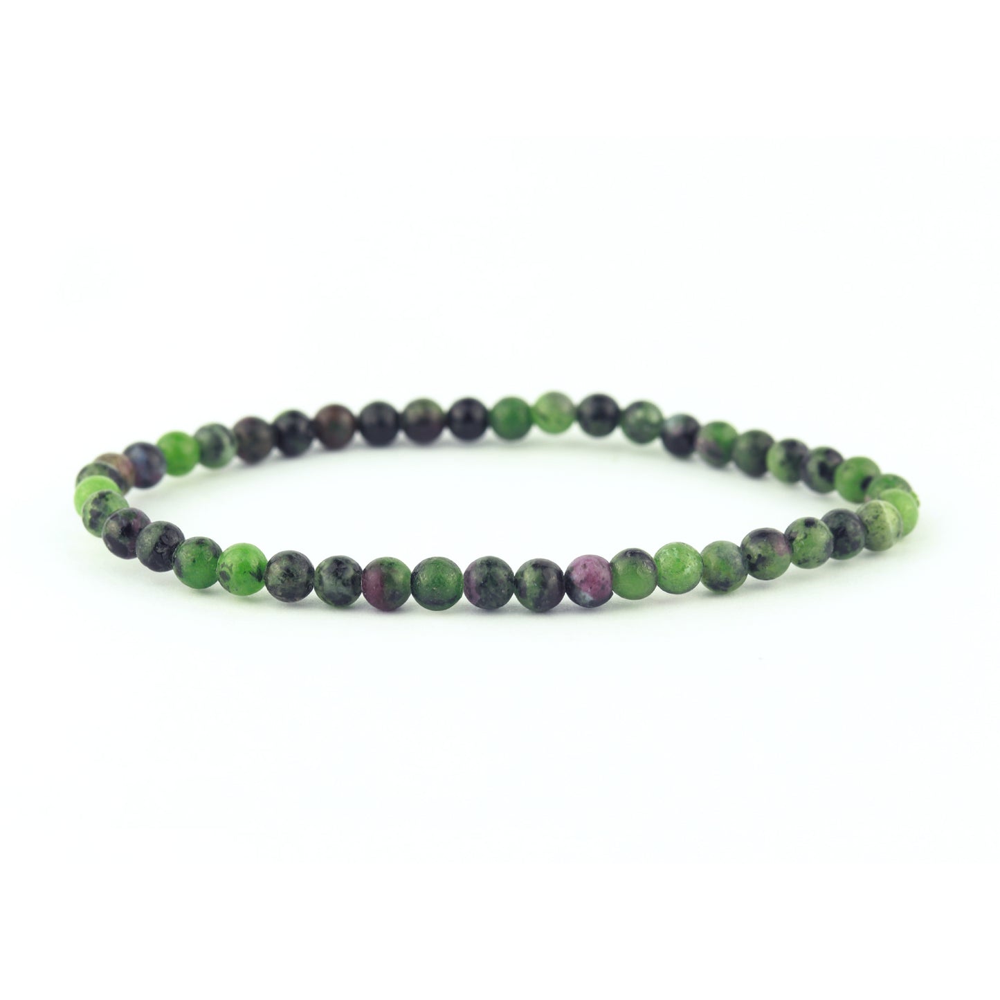 Ruby Zoisite Stretch Bracelet 4mm