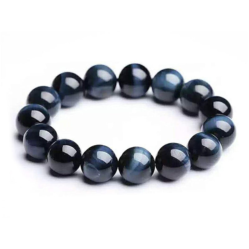 Blue Tiger Eye Stretch Bracelet 10mm
