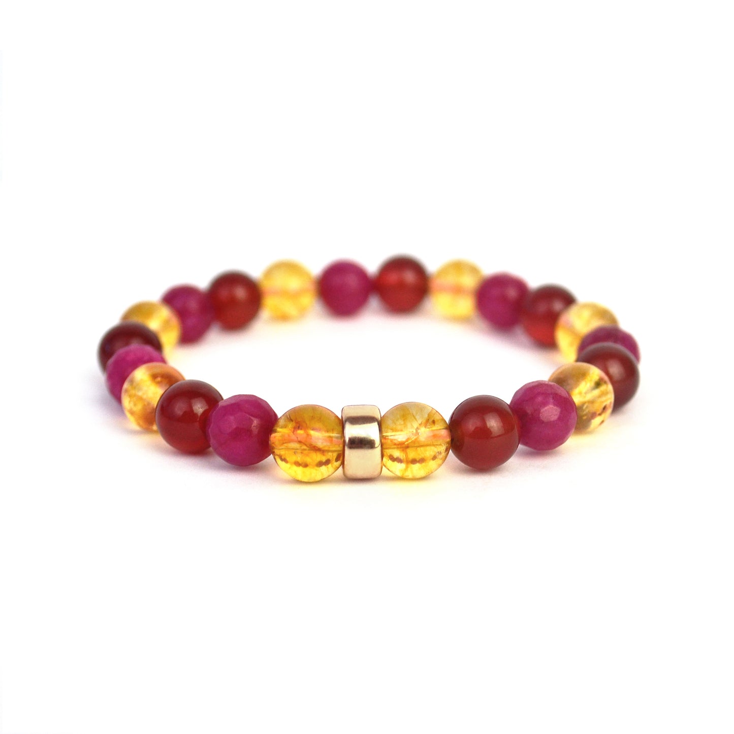 Damien 14k Gold Filled Stretch Bracelet in Fruta