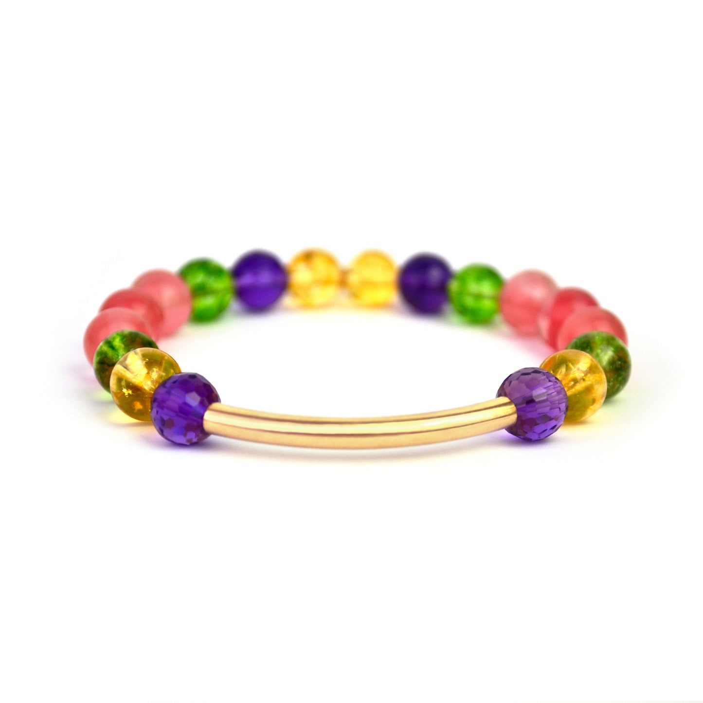 Demi 14k Gold Filled Stretch Bracelet in Feliz