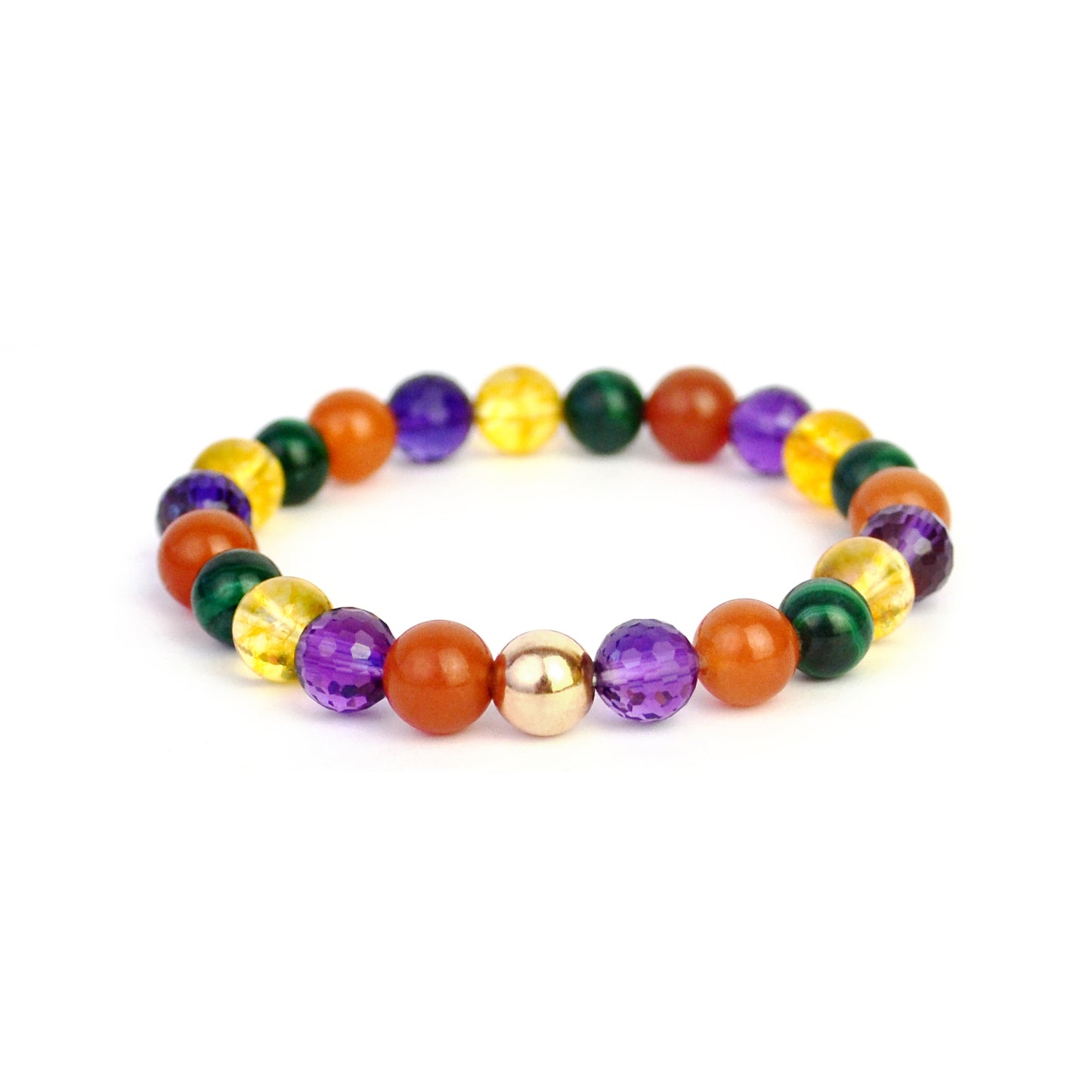Denise 14k Gold Filled Stretch Bracelet in Festiva