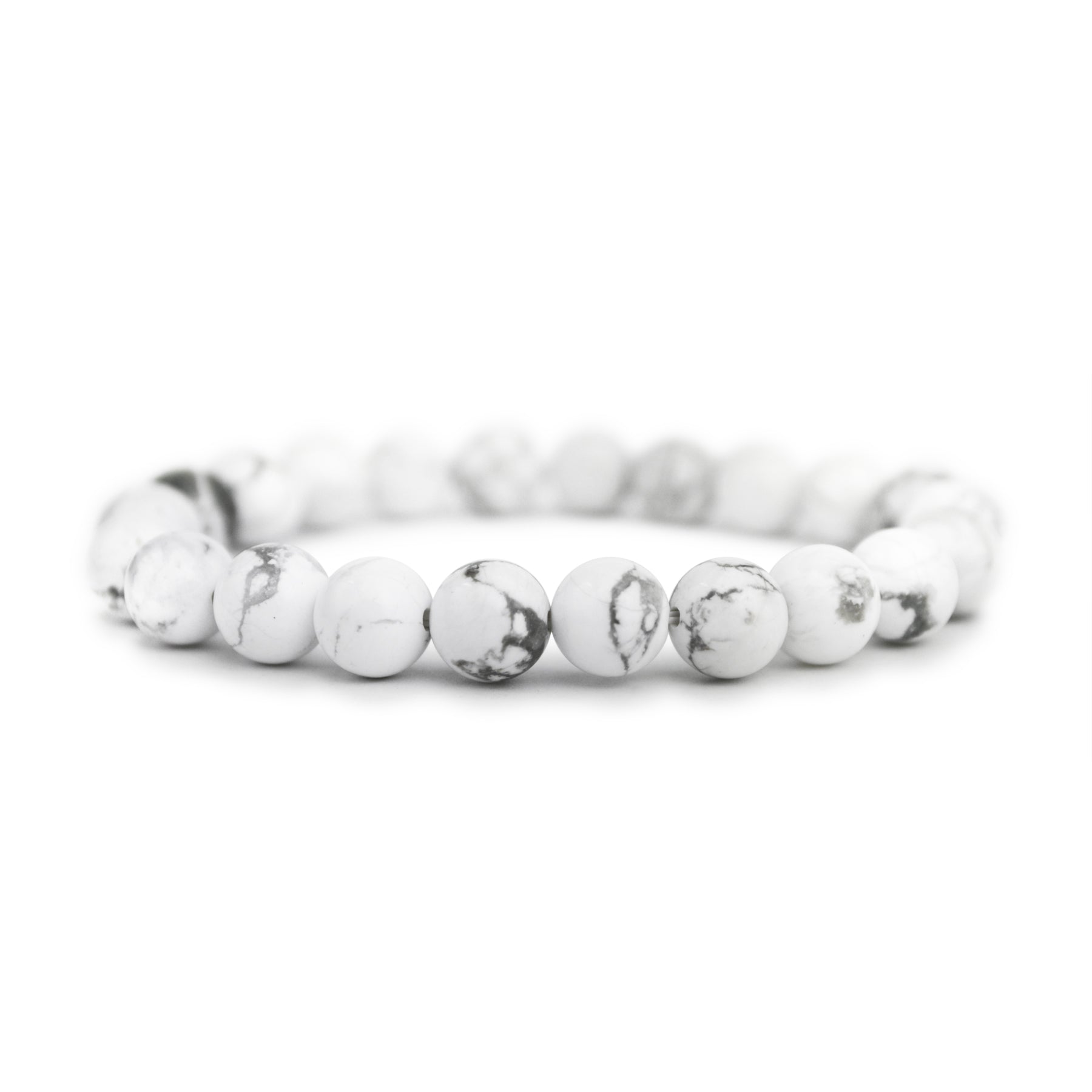 Howlite Stretch Bracelet 8mm