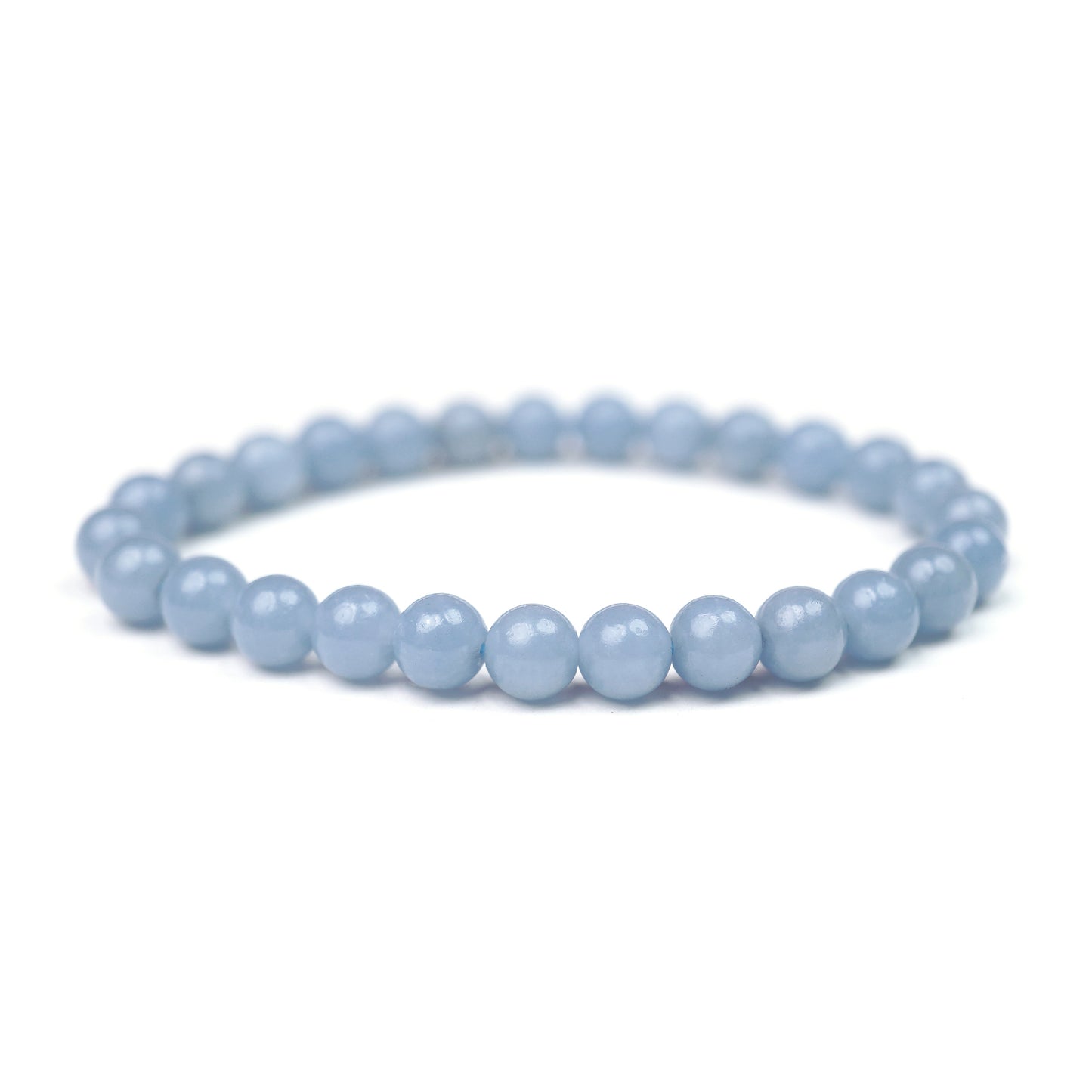 Angelite Stretch Bracelet 6mm