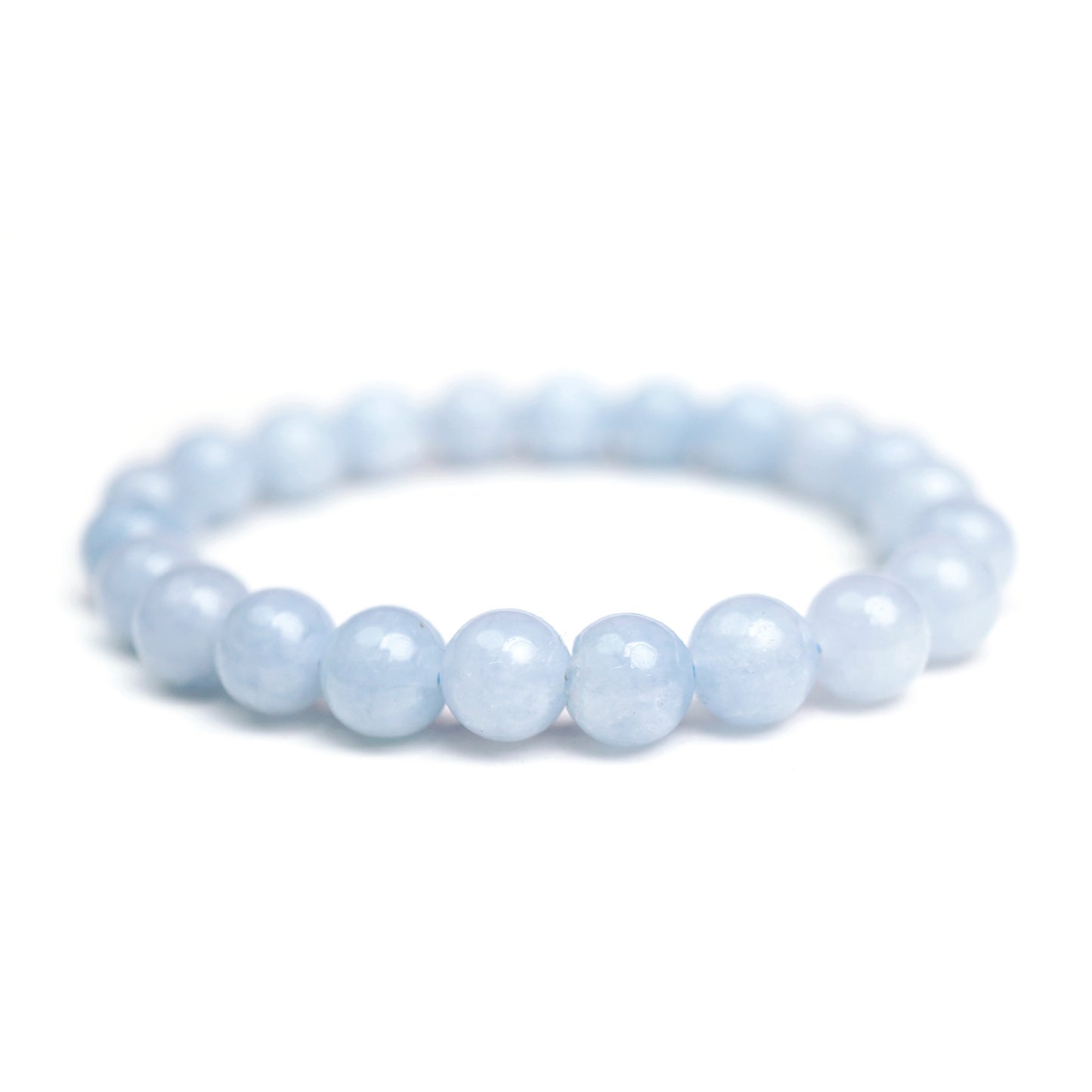 Aquamarine Stretch Bracelet 8mm