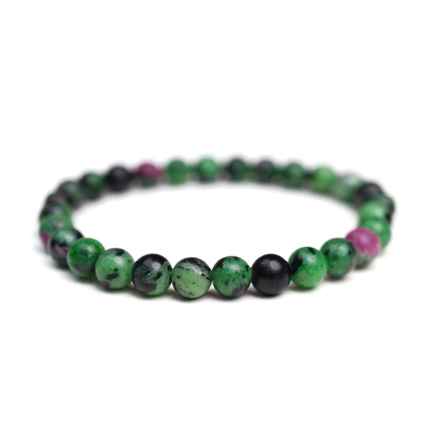 Ruby Zoisite Stretch Bracelet 6mm