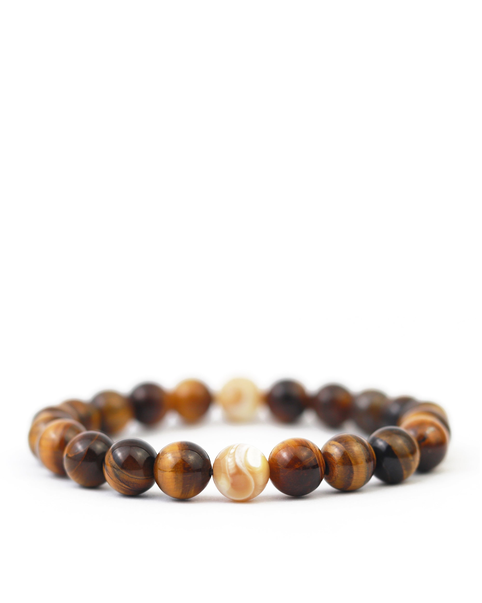 Antoine Bracelet in Brown Tiger Eye 8mm