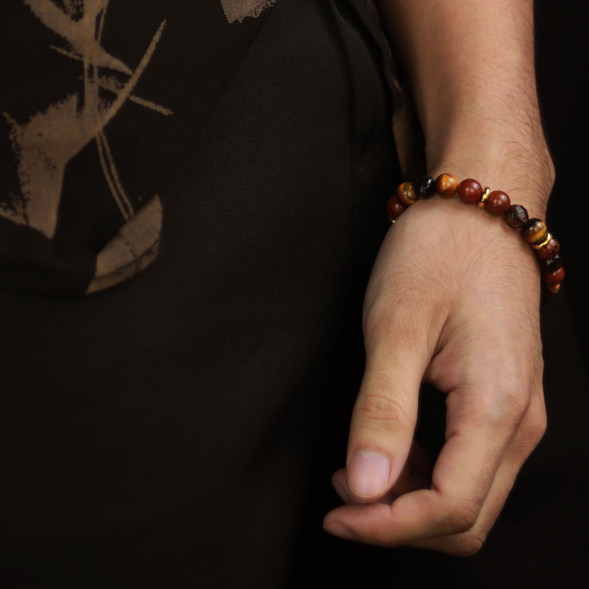 Dawson Stretch Bracelet in Ebene