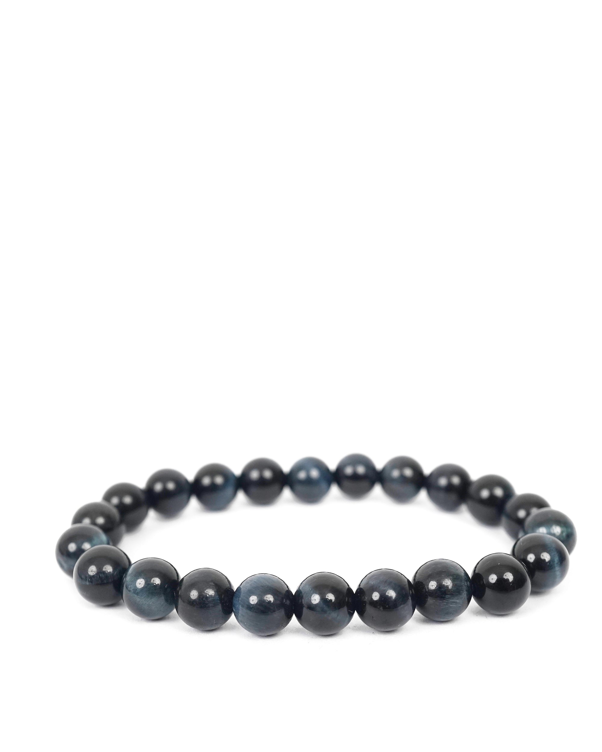 Blue Tiger Eye Stretch Bracelet