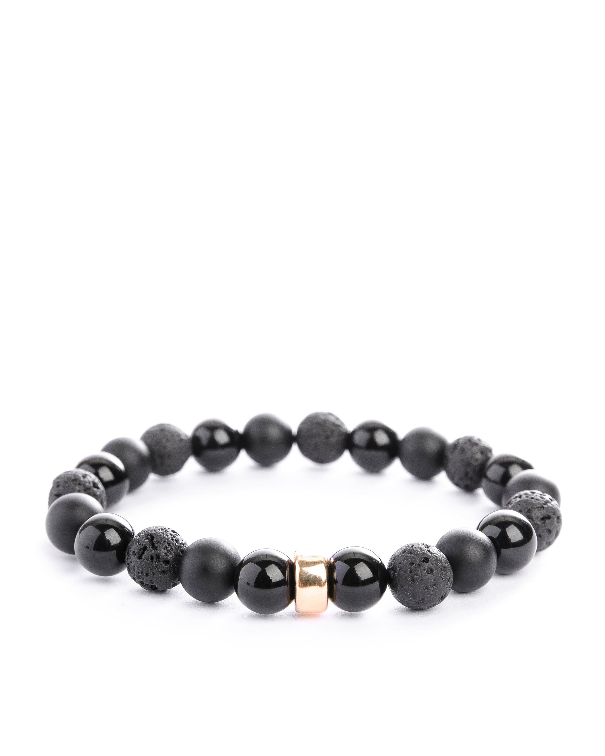 Damien 14k Gold Filled Bracelet in Noir
