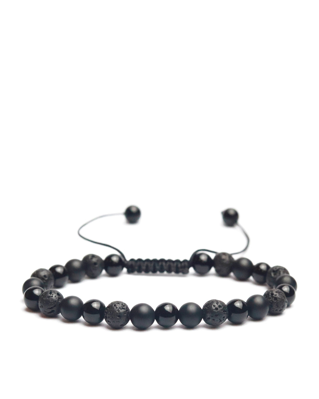Damien Cord Bracelet in Noir