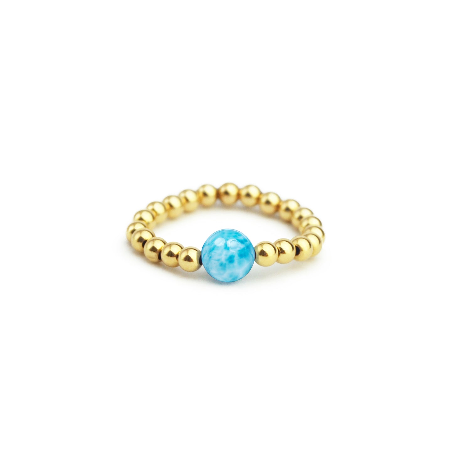 Chiara 14k Gold Filled Ring in Larimar