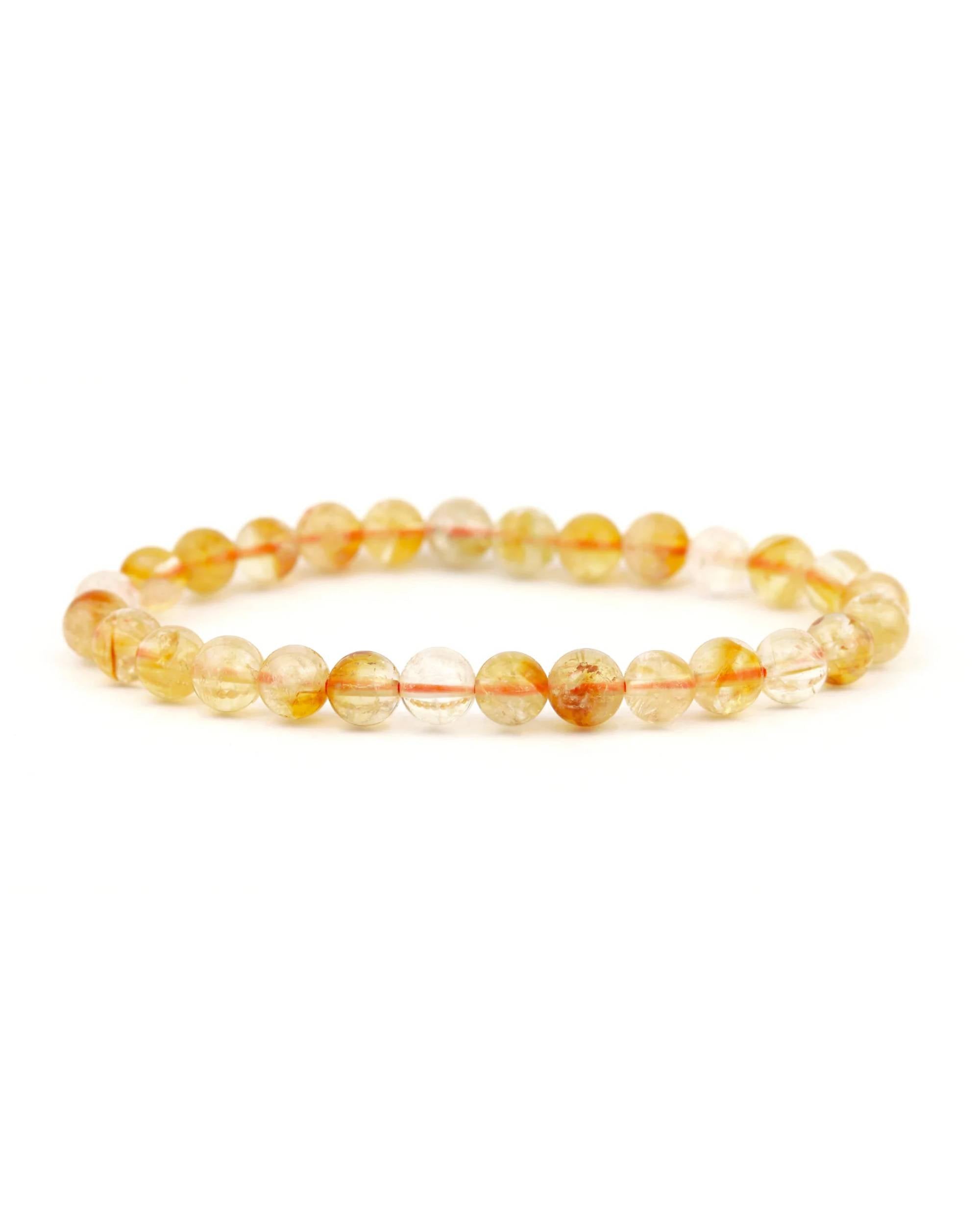 Citrine Stretch Bracelet 6mm
