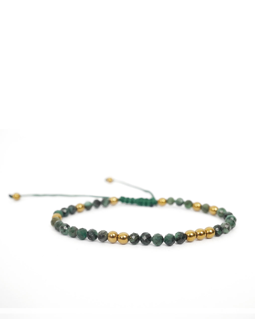 Cadence Pulse Bracelet in Faceted Emerald