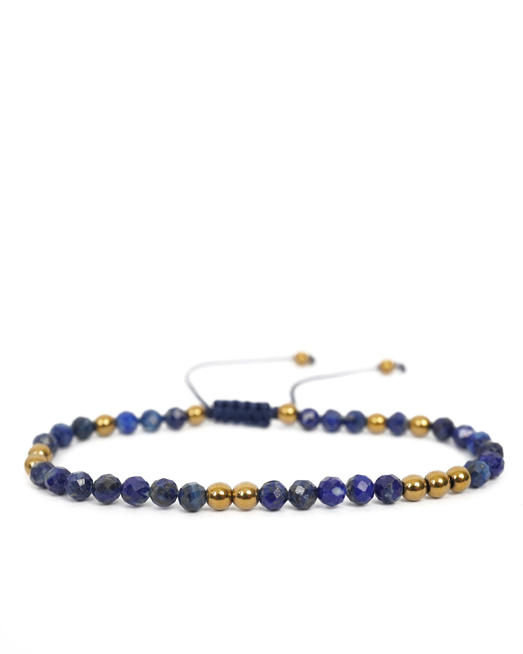 Cadence Pulse Bracelet in Faceted Lapis Lazuli