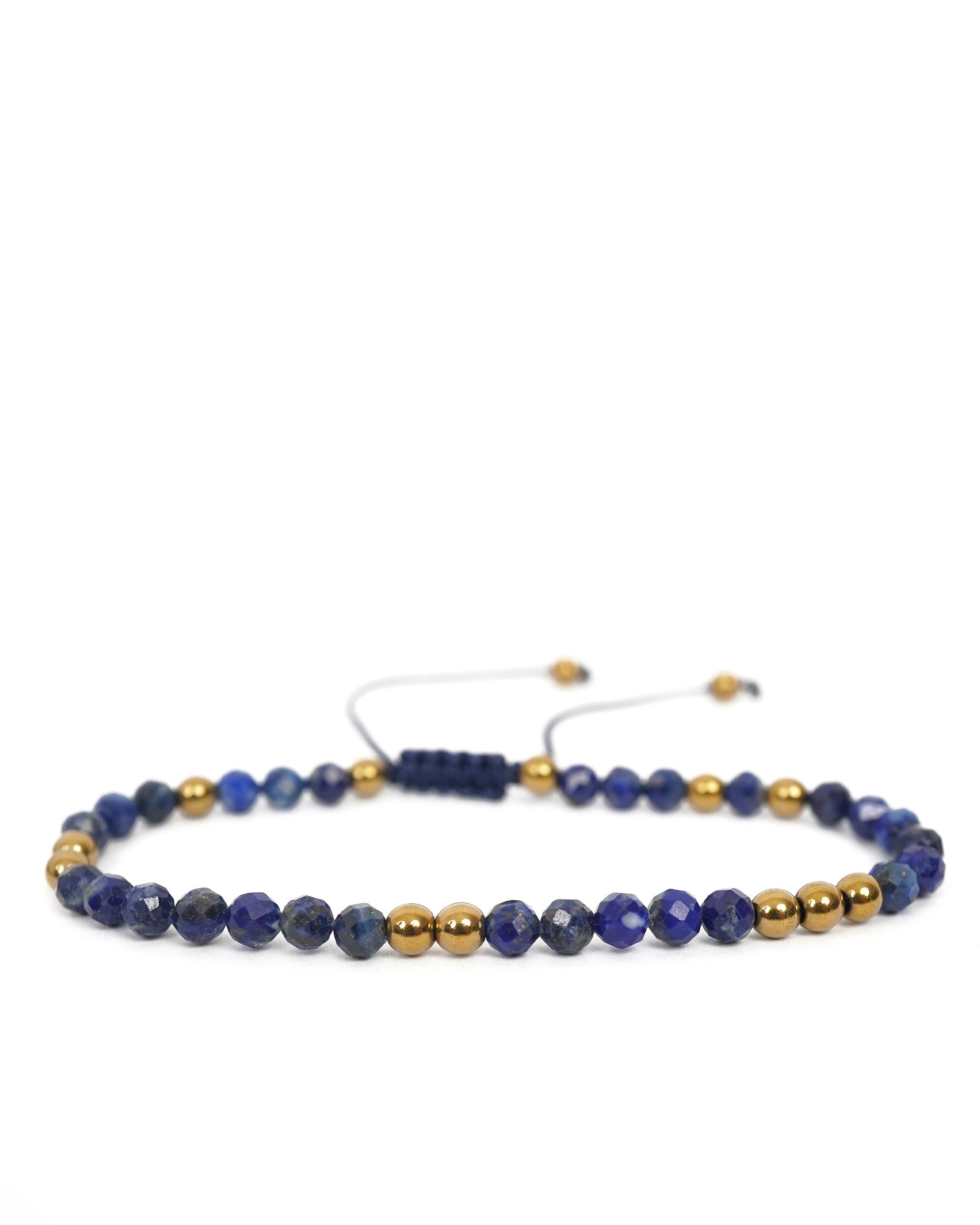 Cadence Pulse Bracelet in Faceted Lapis Lazuli