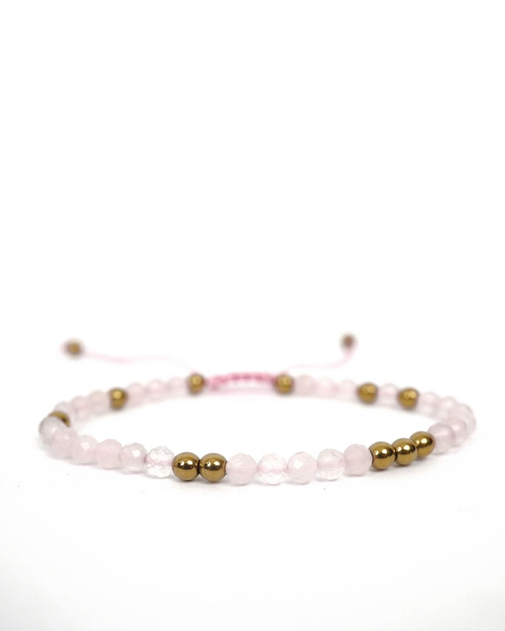 Cadence Pulse Bracelet in Faceted Madagascar Rose Quartz