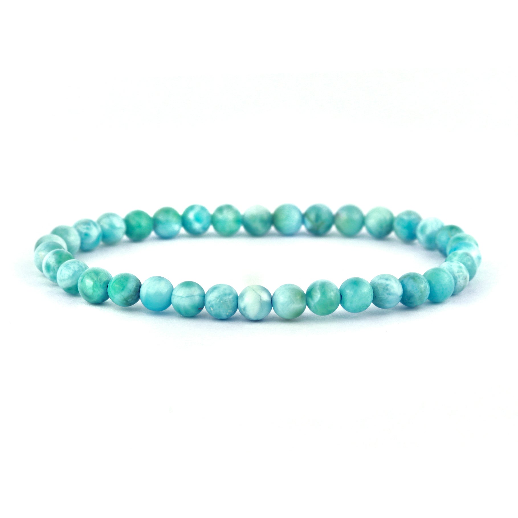 A-Grade Larimar Stretch Bracelet 5.5mm