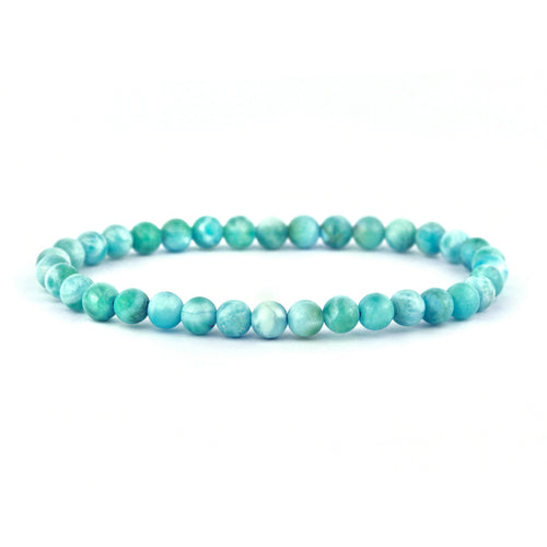 A-Grade Larimar Stretch Bracelet 5.5mm