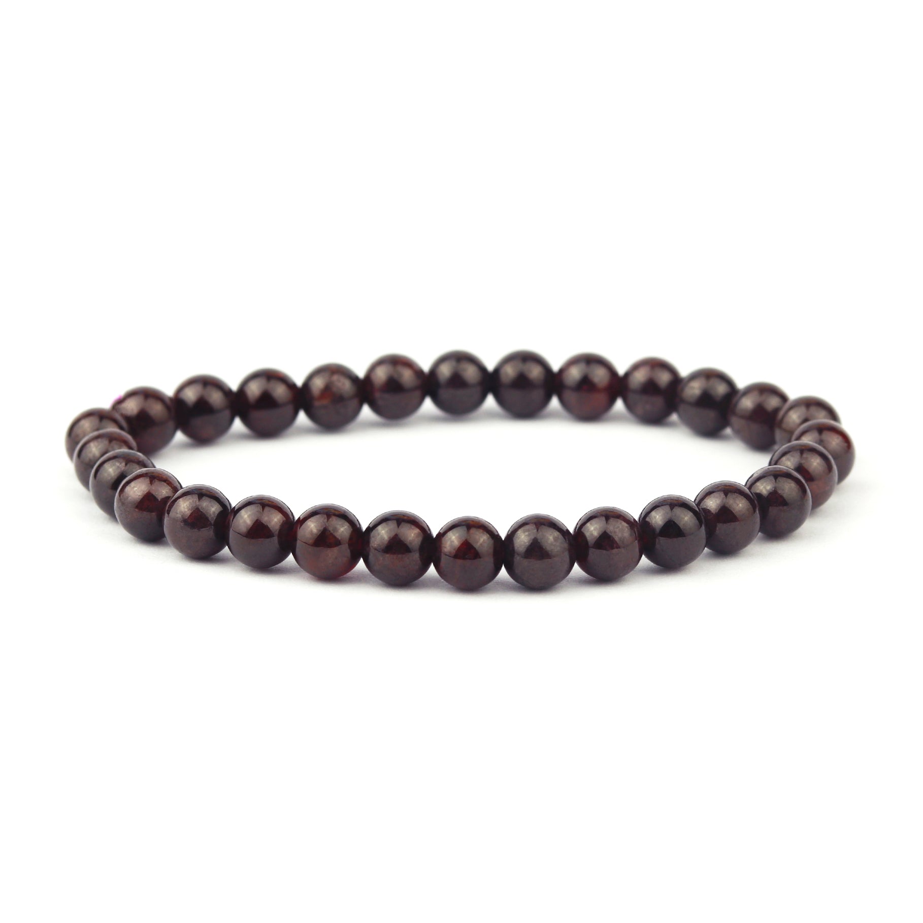 Almandine Garnet Stretch Bracelet 5mm
