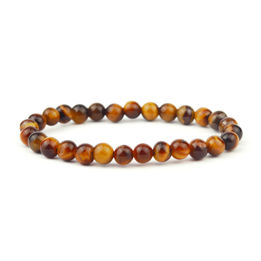 Brown Tiger Eye Stretch Bracelet 6mm