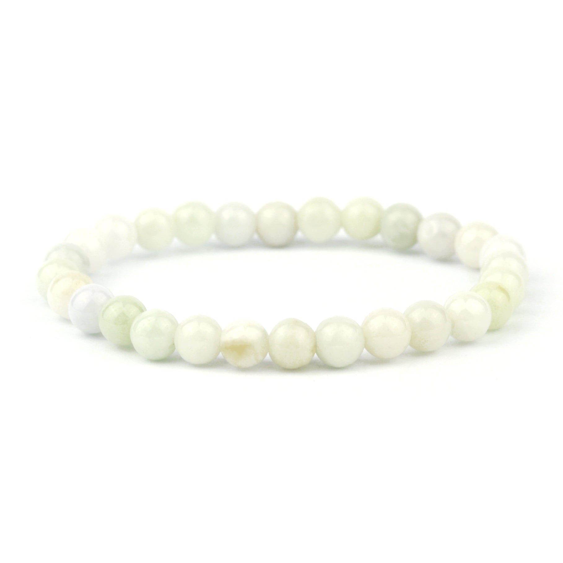 Burmese Jade Stretch Bracelet 6mm