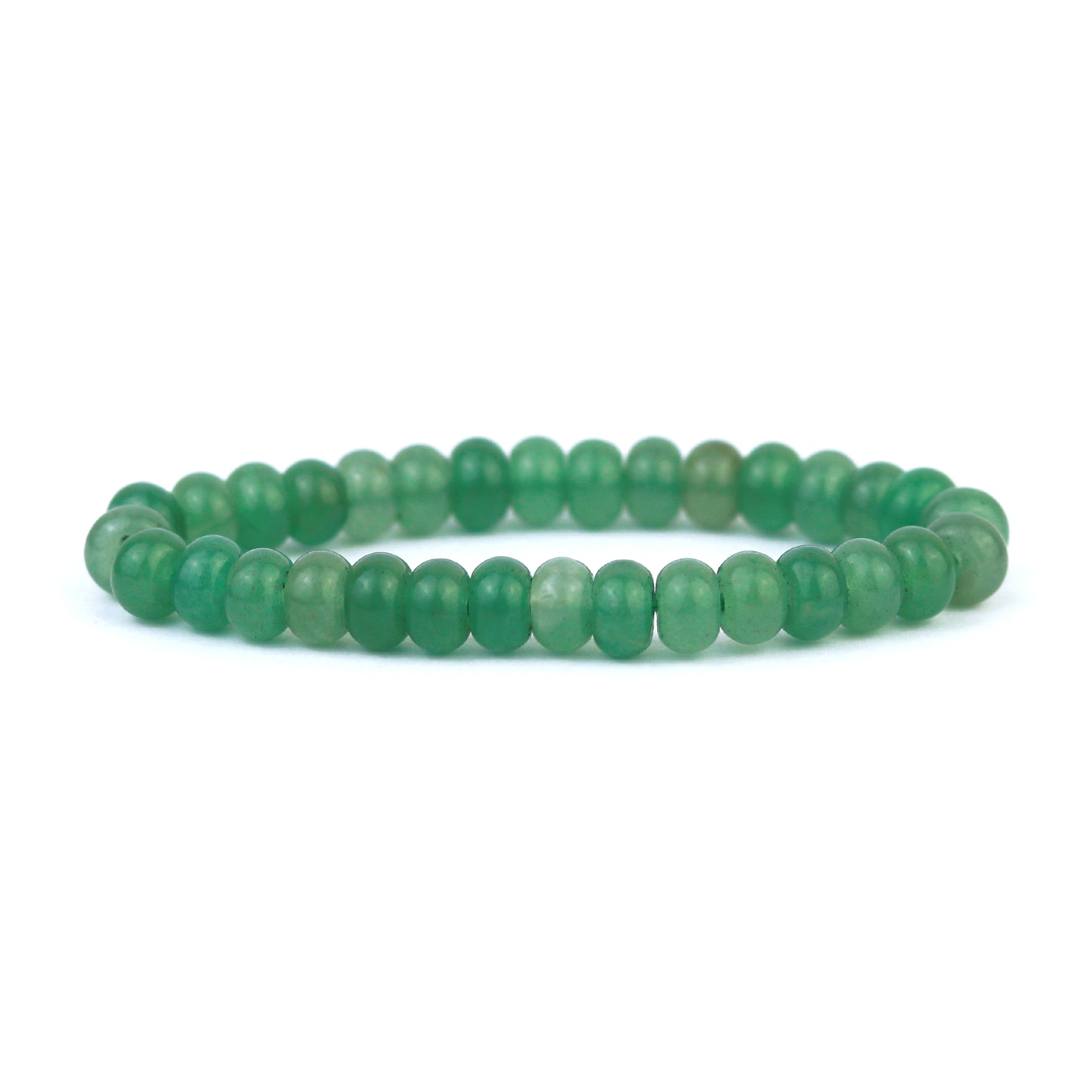Green Aventurine Stretch Bracelet 8mm Abacus