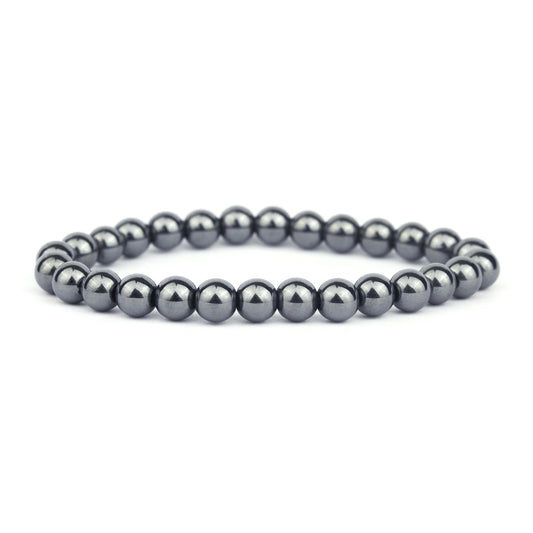 Hematite Stretch Bracelet 6mm