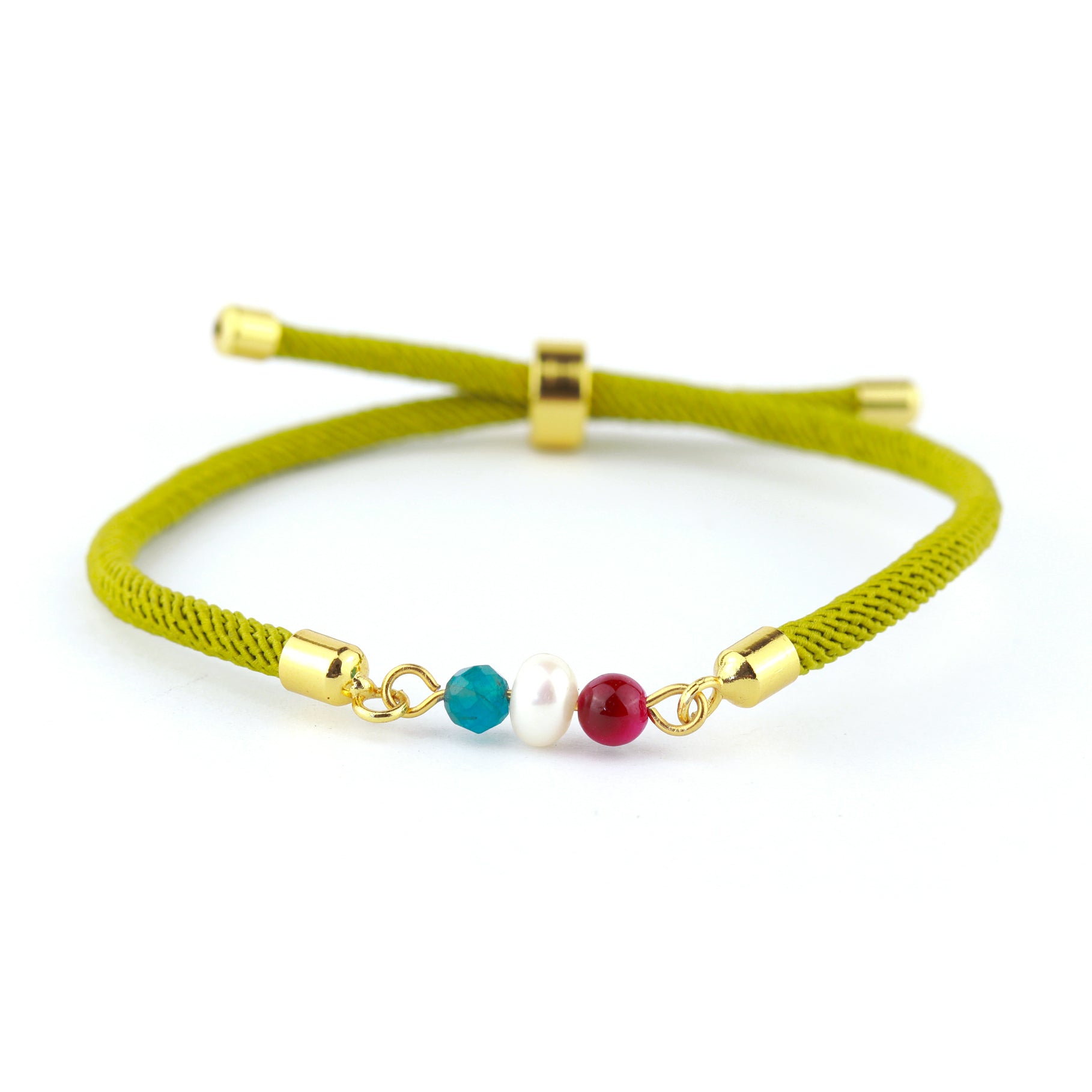 Lilly Bracelet in Olive Garden