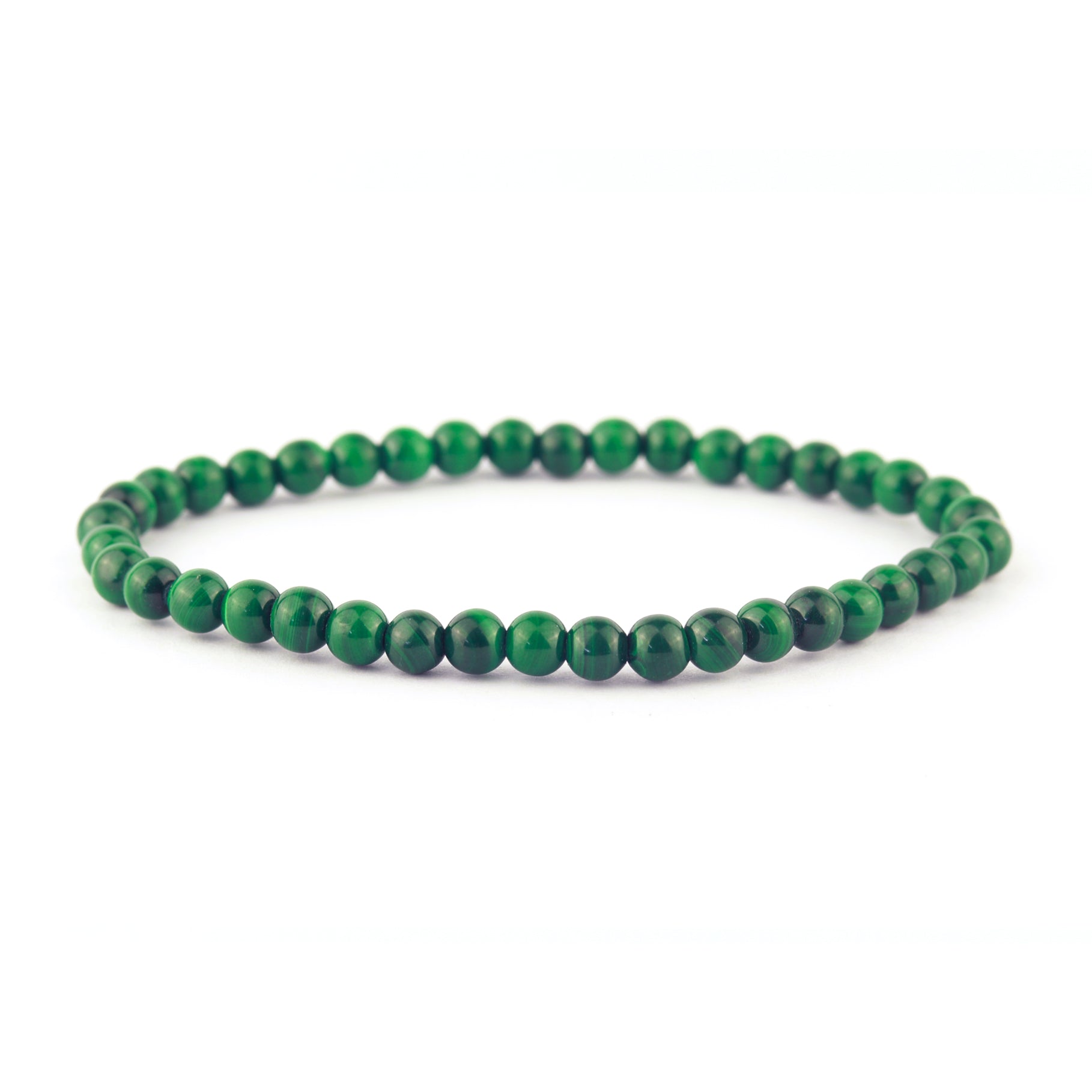 Malachite Stretch Bracelet 4mm