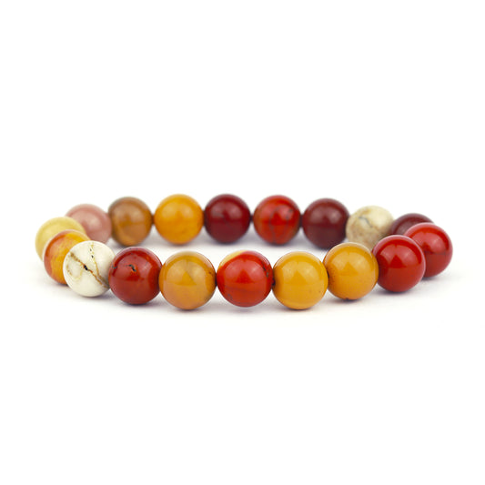 Mookaite Jasper Stretch Bracelet 10mm