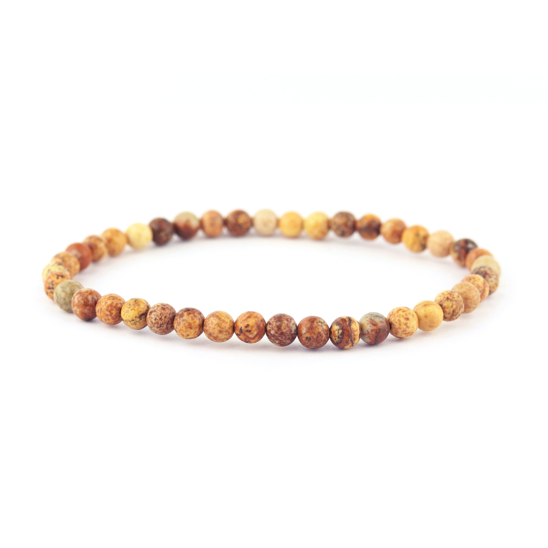 Picture Jasper Stretch Bracelet 4mm