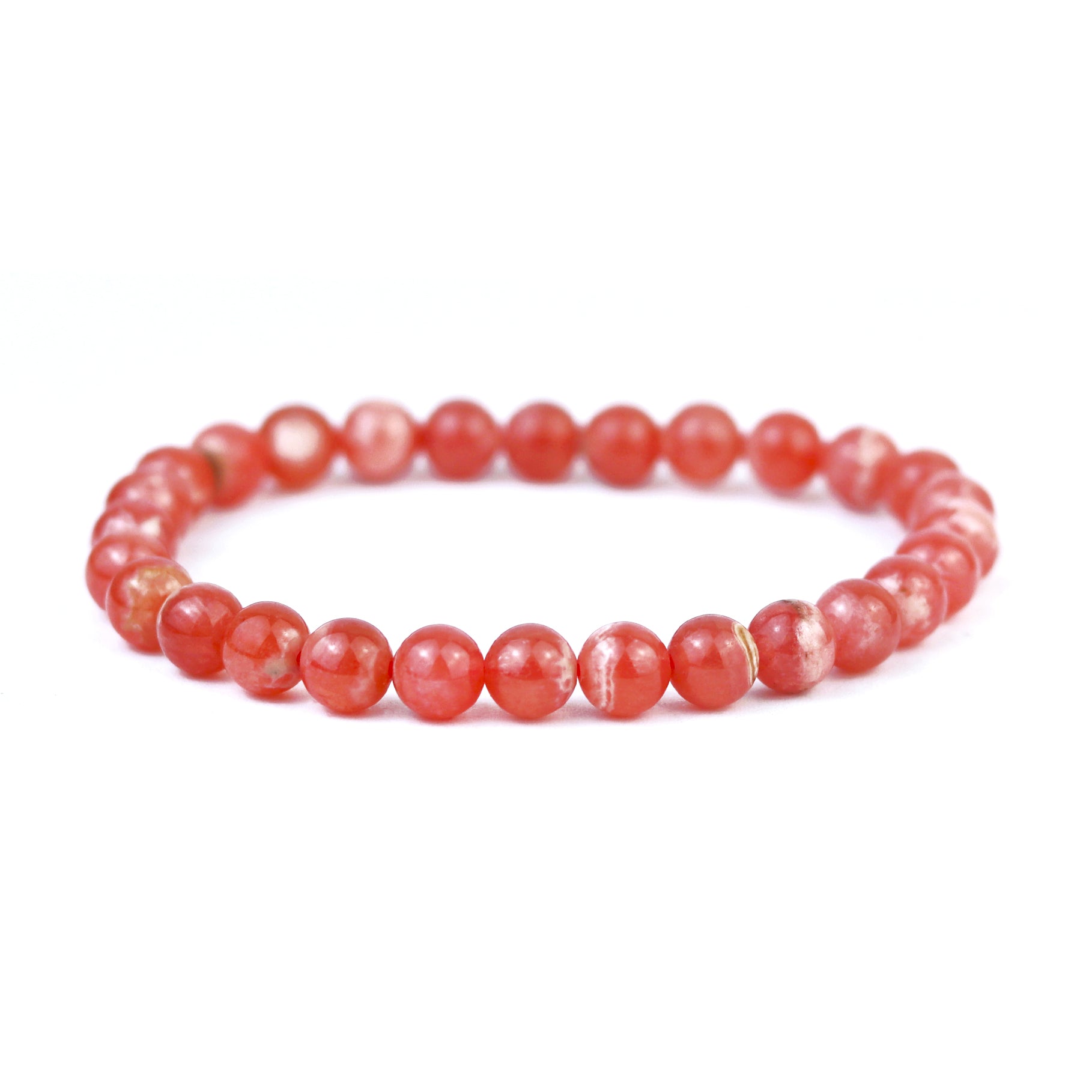 A-Grade Rhodochrosite Stretch Bracelet 6mm
