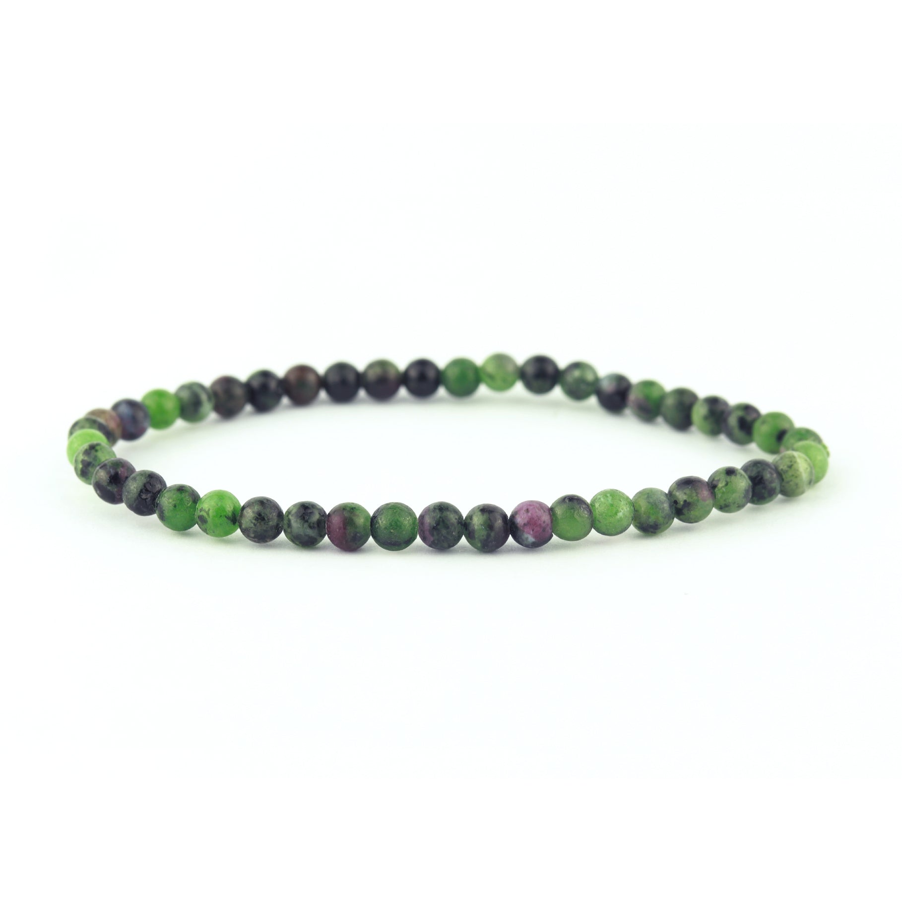 Ruby Zoisite Stretch Bracelet 4mm