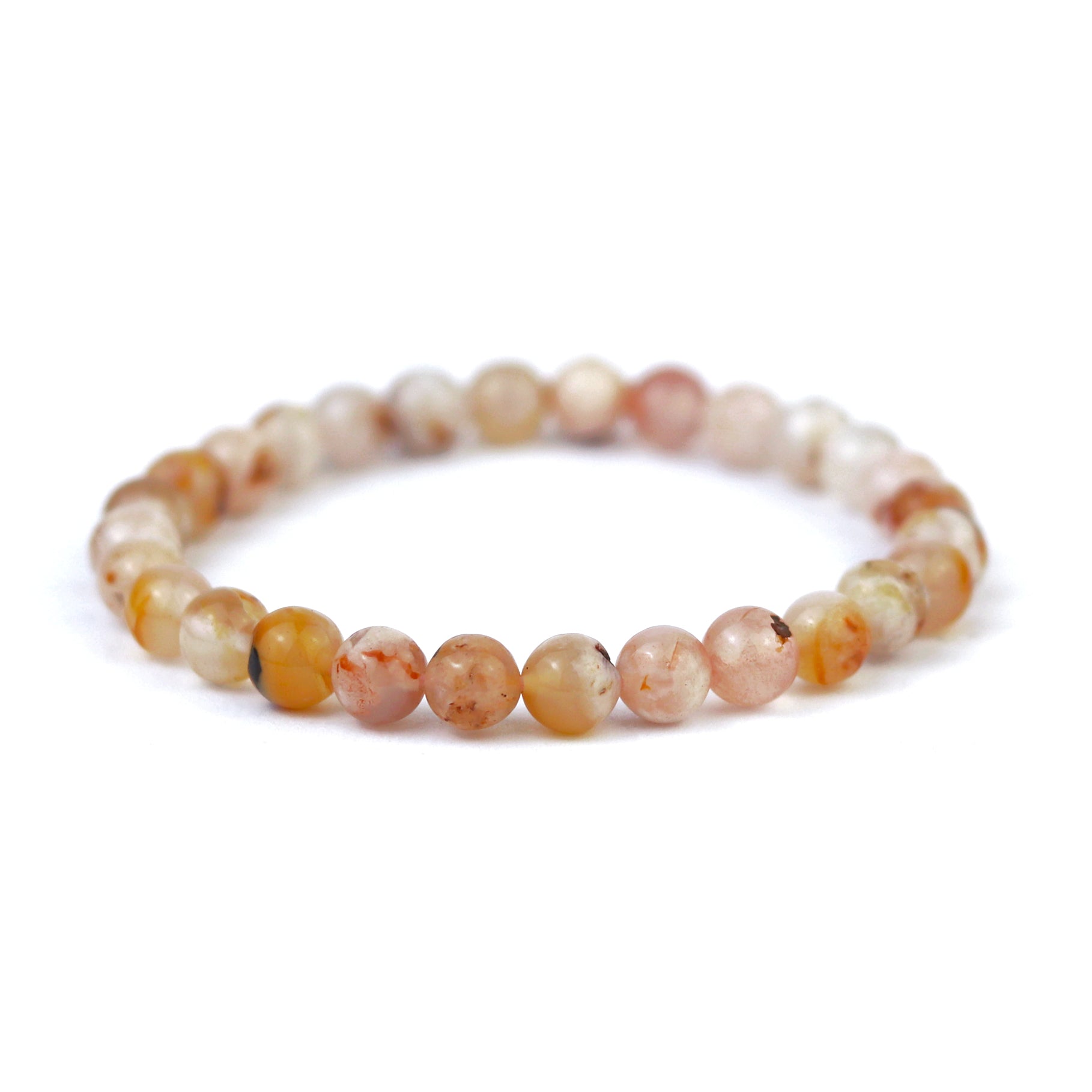 Sakura Agate Stretch Bracelet 6mm