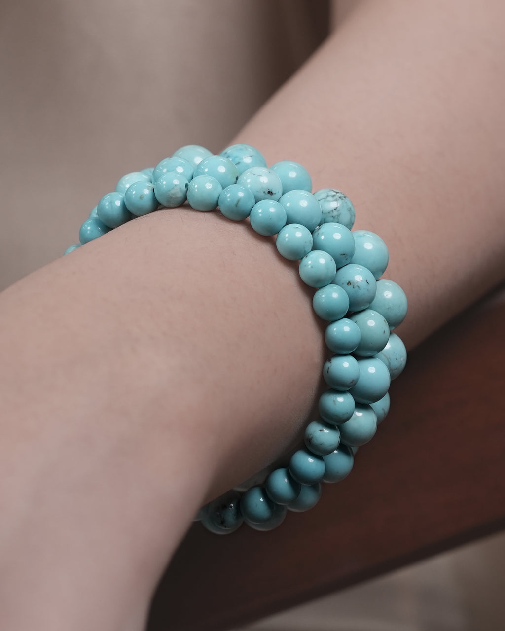 Turquoise Magnesite Stretch Bracelet