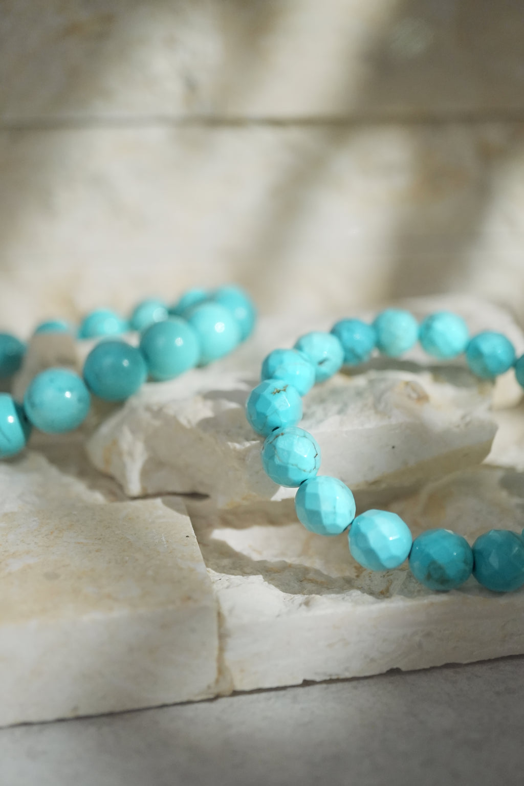 Turquoise Magnesite Stretch Bracelet