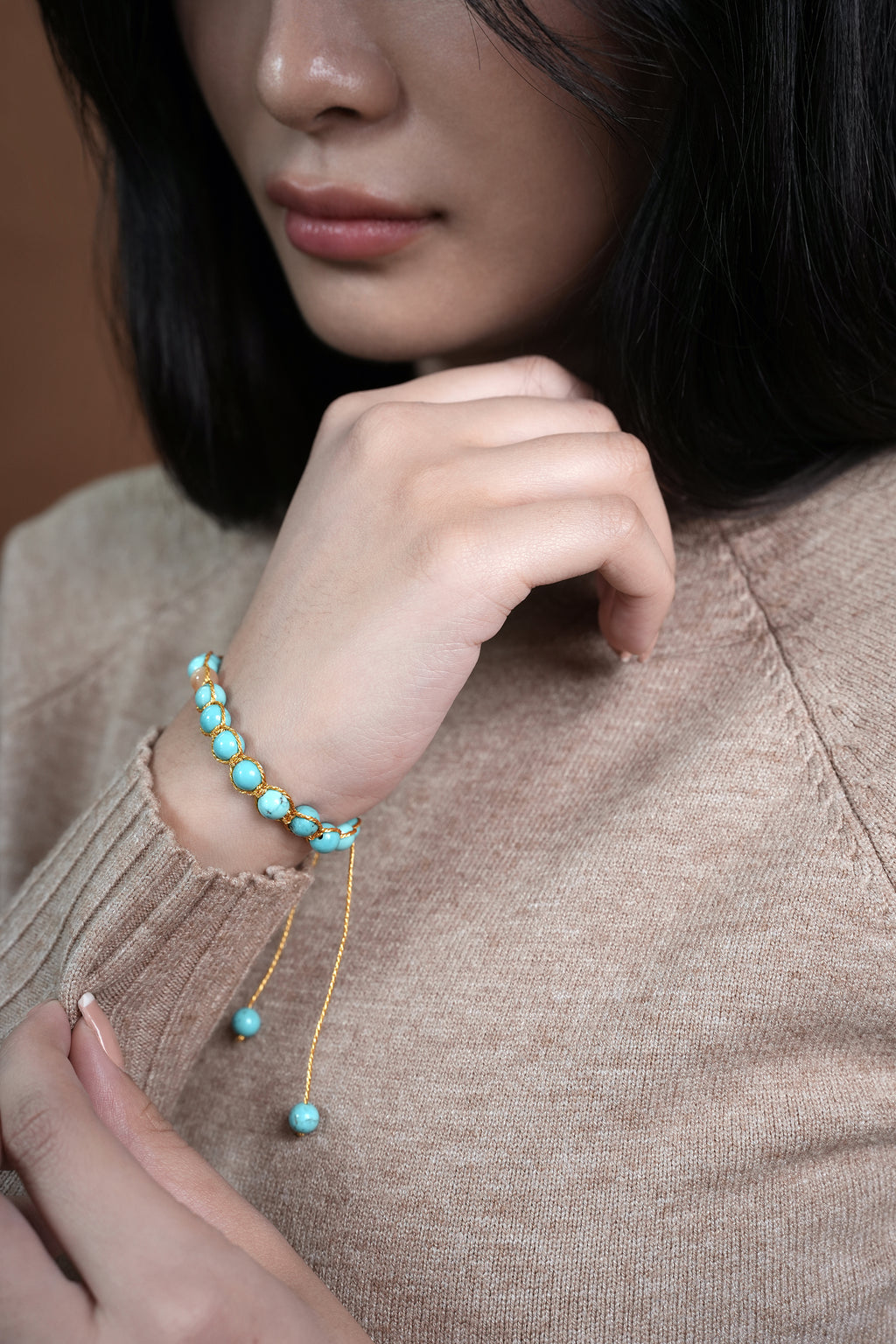 Cadence Orbit Bracelet in Turquoise Magnesite