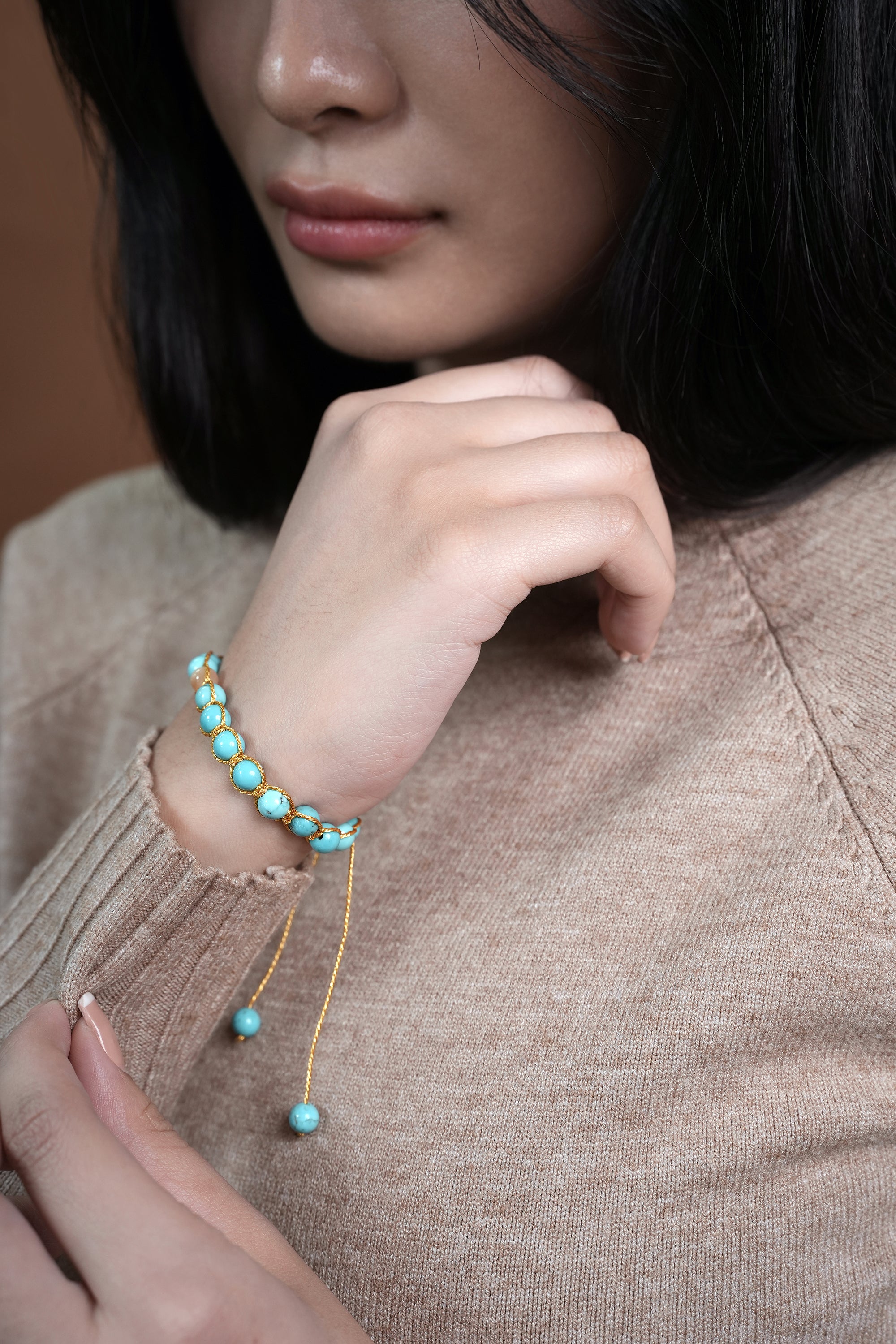 Cadence Orbit Bracelet in Turquoise Magnesite