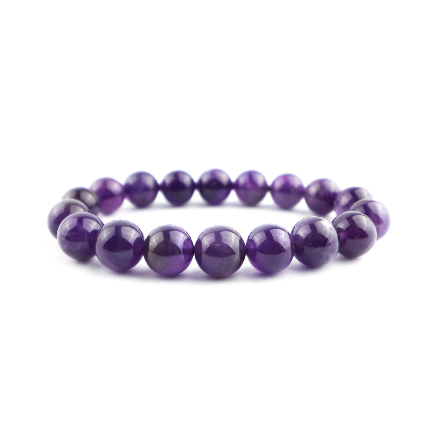 Amethyst Stretch Bracelet 10mm