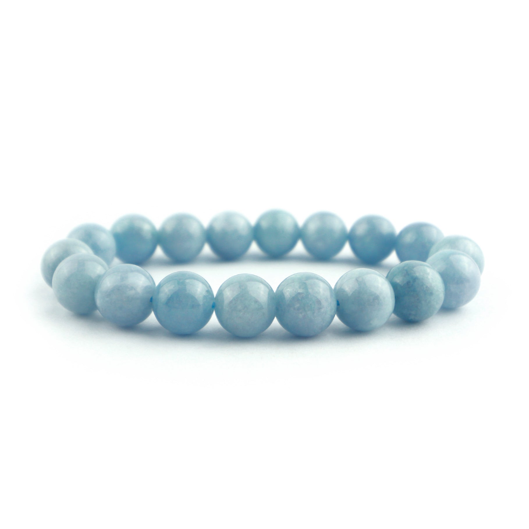Aquamarine Stretch Bracelet 10mm