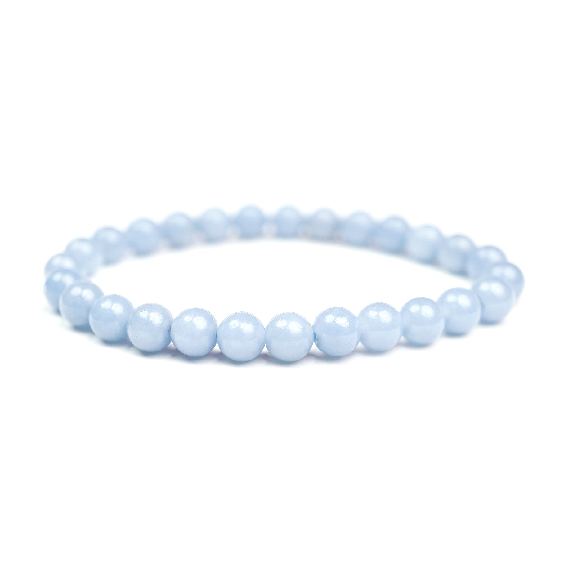 Aquamarine Stretch Bracelet 6mm