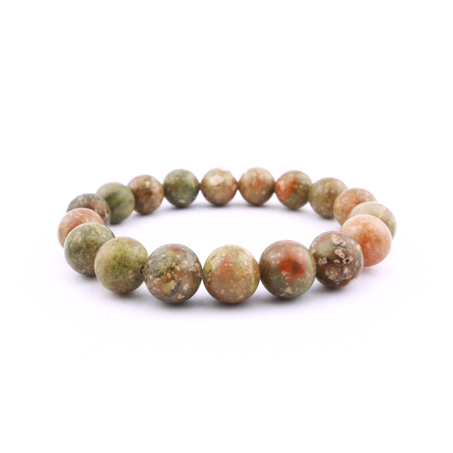 Autumn Jasper Stretch Bracelet 10mm