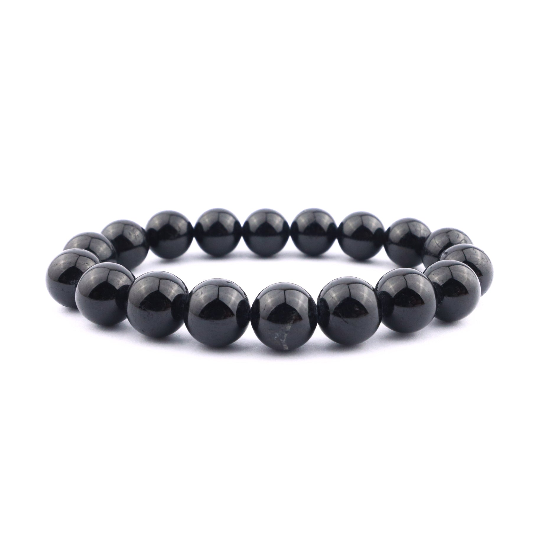 Black Tourmaline Stretch Bracelet 10mm