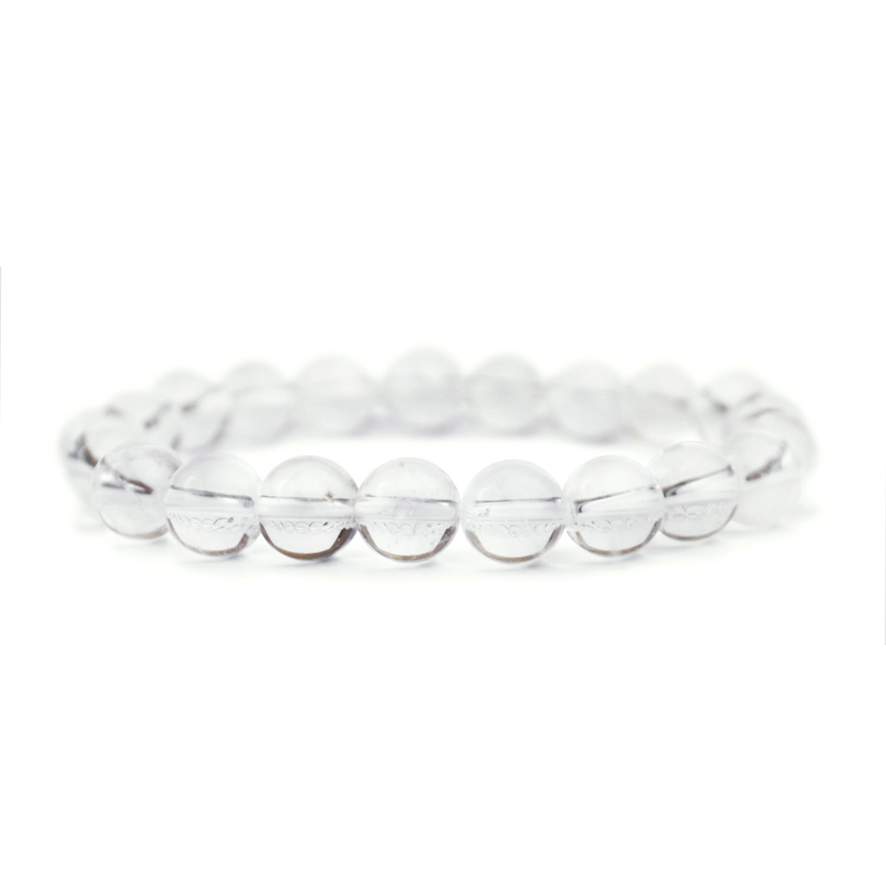 Clear Quartz Stretch Bracelet 10mm