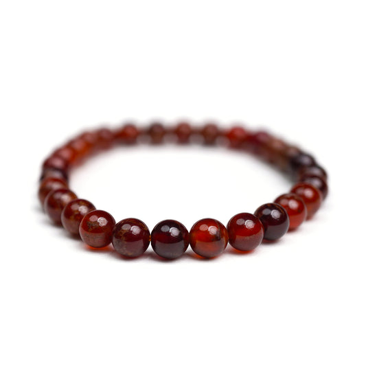 Hessonite Garnet Stretch Bracelet 6mm