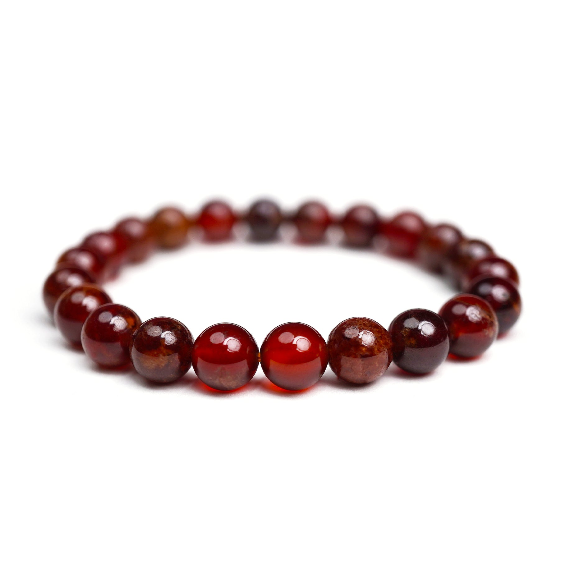 Orange Garnet Stretch Bracelet