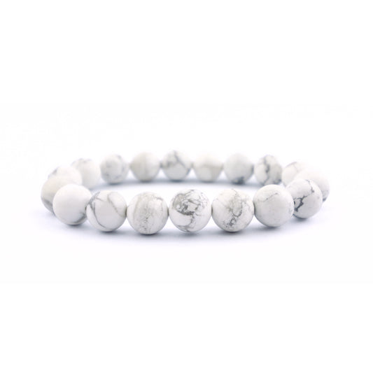 Howlite Stretch Bracelet 10mm